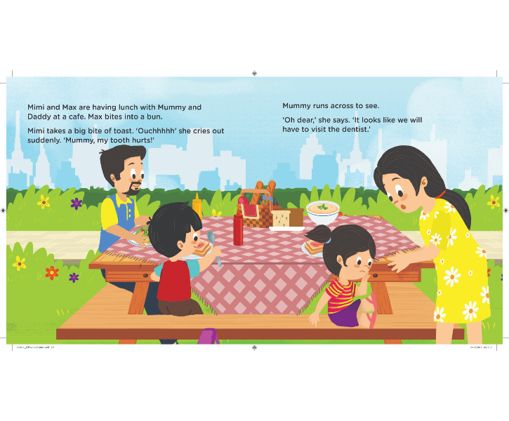 Woodpecker Toddler Series: At The Dentist: A Mimi And Max Story (Board Book) image 3