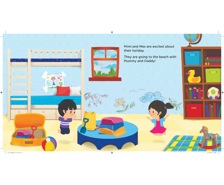 Woodpecker Toddler Series: Off On A Holiday: A Mimi and Max story (Board Book) image 3
