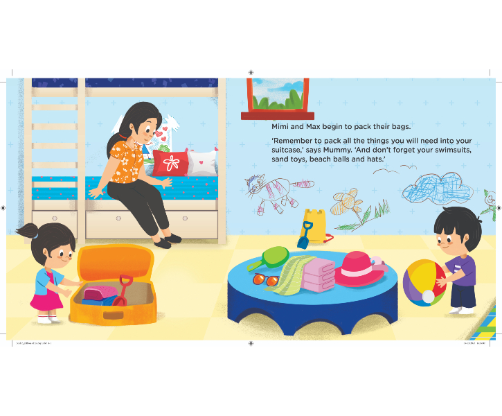 Woodpecker Toddler Series: Off On A Holiday: A Mimi and Max story (Board Book) image 2
