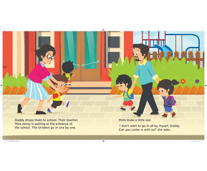 Woodpecker Toddler Series: Off To School: A Mimi And Max Story (Board Book) image 2