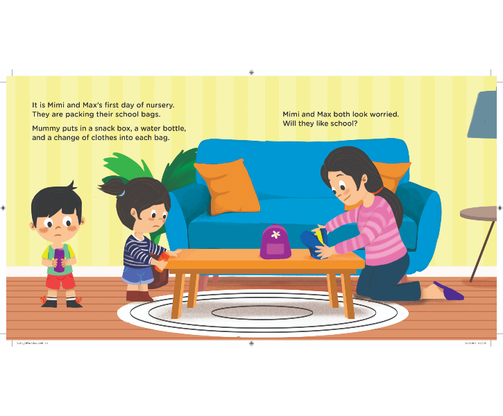 Woodpecker Toddler Series: Off To School: A Mimi And Max Story (Board Book) image 3