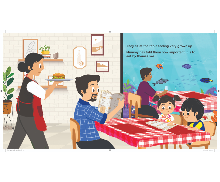 Woodpecker Toddler Series: Let's Eat By Ourselves: A Mimi And Max Story (Board Book) image 2