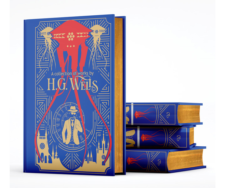 A Collection Of Works By H. G. Wells (Wilco Leather Bound) image 4