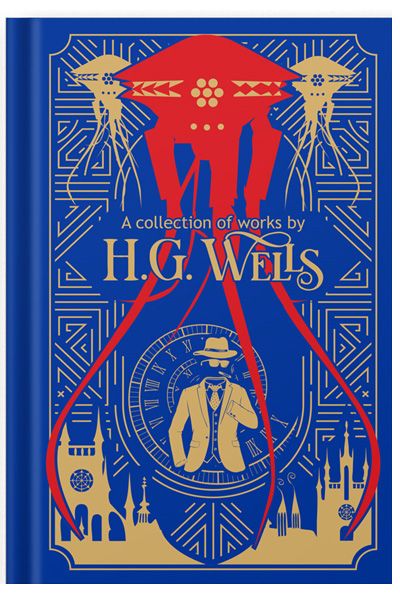 A Collection Of Works By H. G. Wells (Wilco Leather Bound)