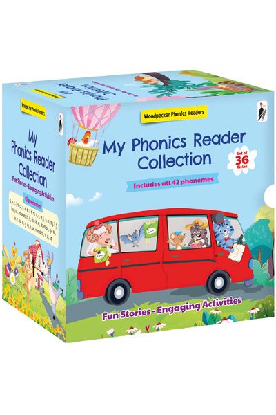 Woodpecker Readers: My Phonics Readers Collection (36 Titles)