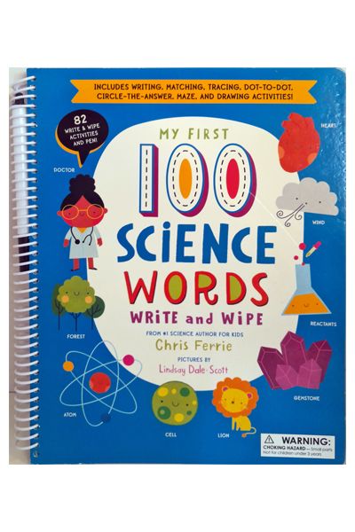 My First 100 Science Words - Write and Wipe (Board Book)