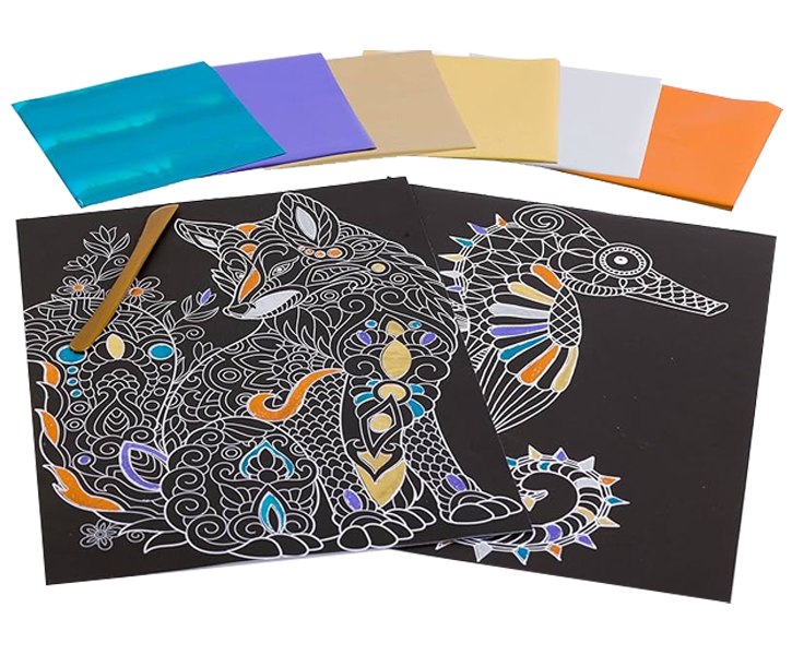 Kaleidoscope Creativity: Foil Art Animals image 2