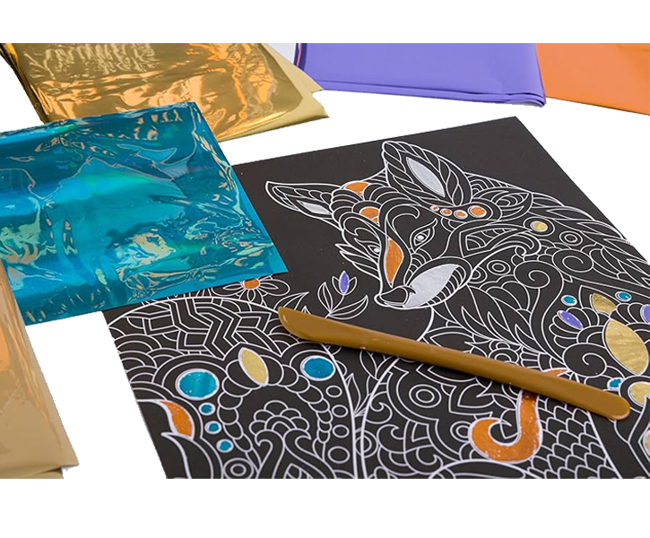 Kaleidoscope Creativity: Foil Art Animals image 3