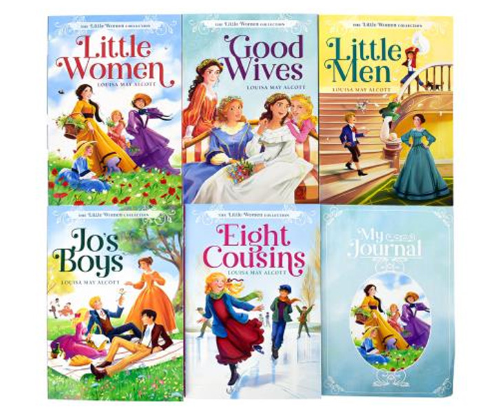Louisa May Alcott Family Favorites Collection: 5-Book Boxed Set With Postcards & Journal image 2