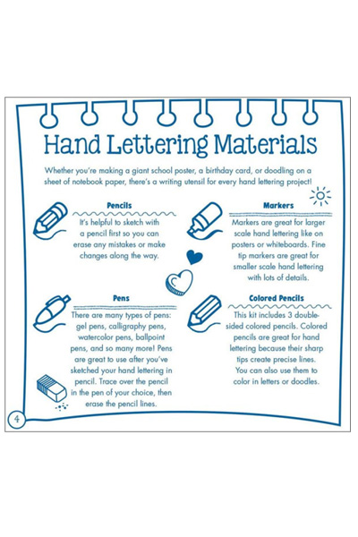 Creativity Corner: Focus on the Good: A Step-by-Step Hand Lettering Book image 3