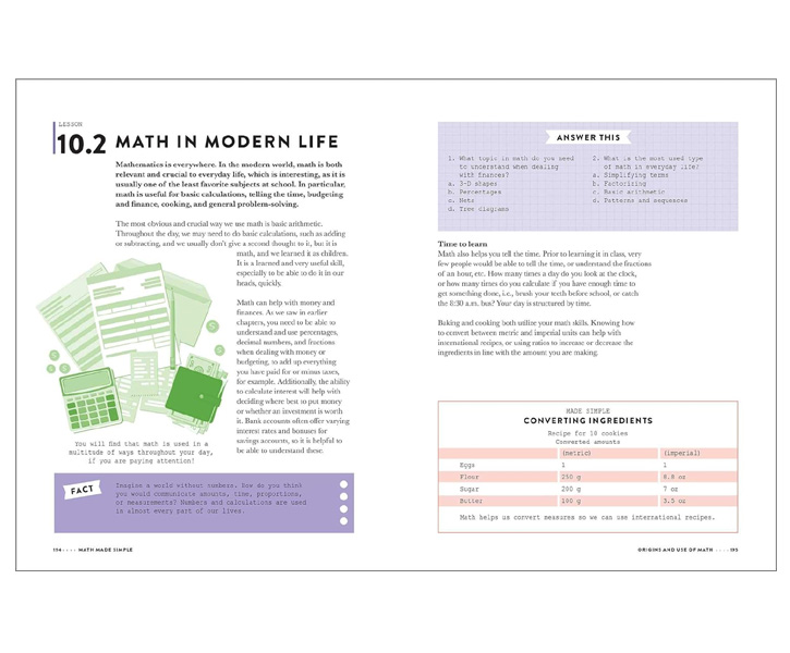Math Made Simple - A complete guide in ten easy lessons image 3