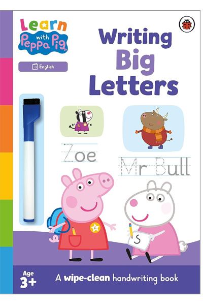 Learn with Peppa Pig: Writing Big Letters - A Wipe-Clean Handwriting Book