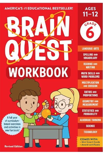 Brain Quest Workbook:6th Grade (11-12)