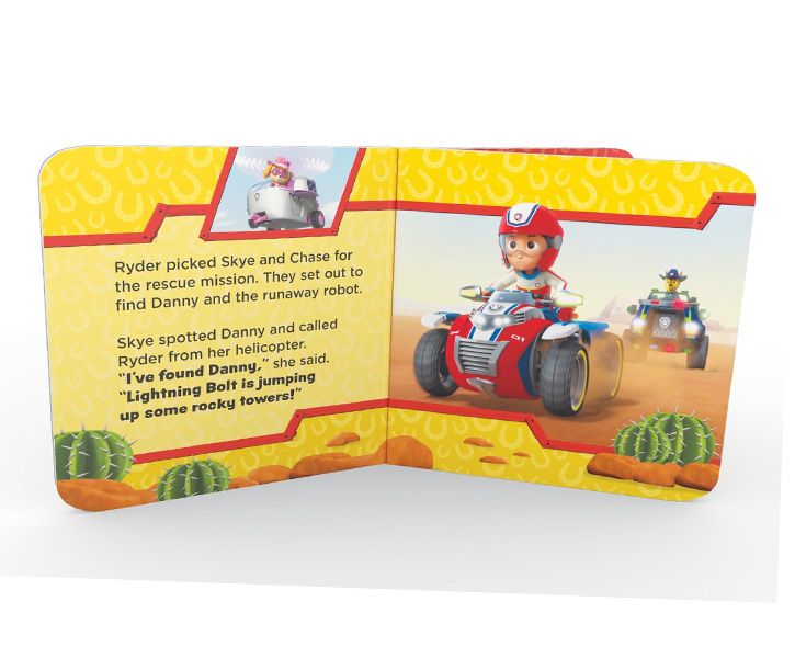 Paw Patrol Runaway Robot Board Book image 2