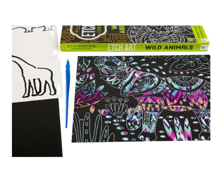 Kaleidoscope Etch Art Creations Wild Animals