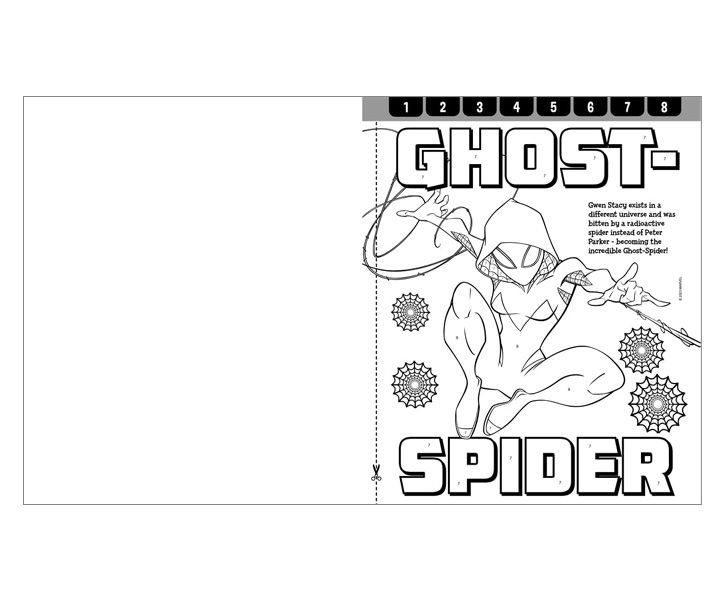 Marvel Spider-Man Paint By Numbers