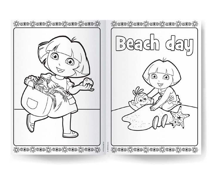 Dora the Explorer My Book of Fun Story & Colouring Book