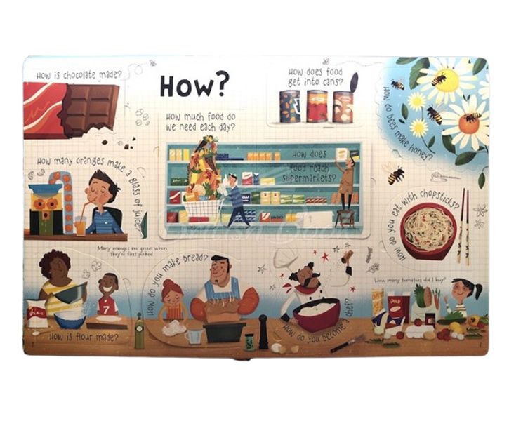 Usborne Lift-the-Flap Questions and Answers about Food