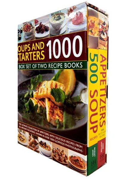 Soups & Starters 1000: A Box Set Of Two Recipe Books
