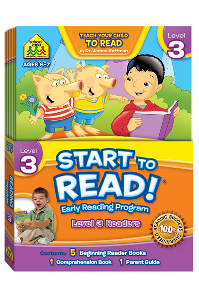 School Zone Start to Read! Level 3 Readers