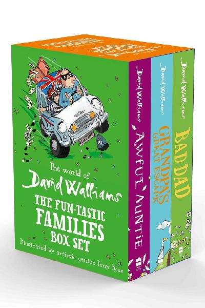 The World of David Walliams: Fun-Tastic Families 3-Book Box Set