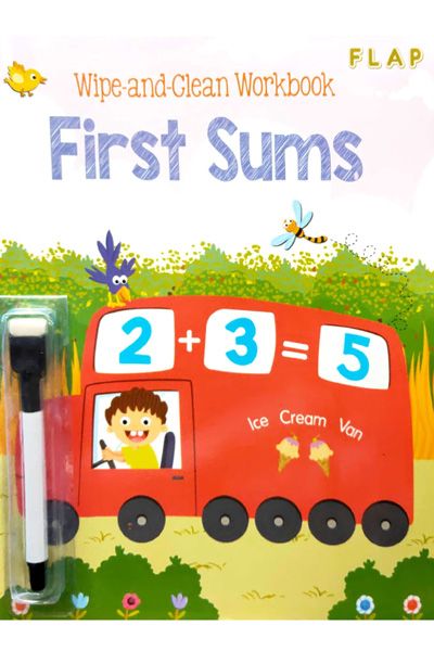 FLAP - Wipe and Clean Workbook - First Sums