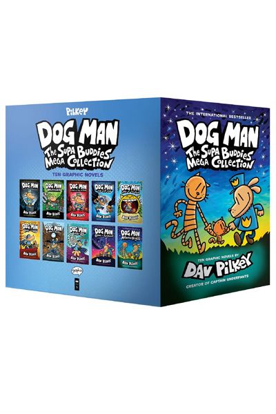 zzzDog Man: The Supa Buddies Mega Collection (Dog Man #1-10 Boxed Set)