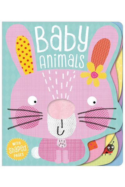 zzzBaby Animals (with shaped pages) (Board book)