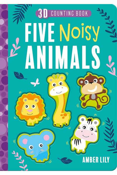 zzz3D Counting Book: Five Noisy Animals (Board Book)