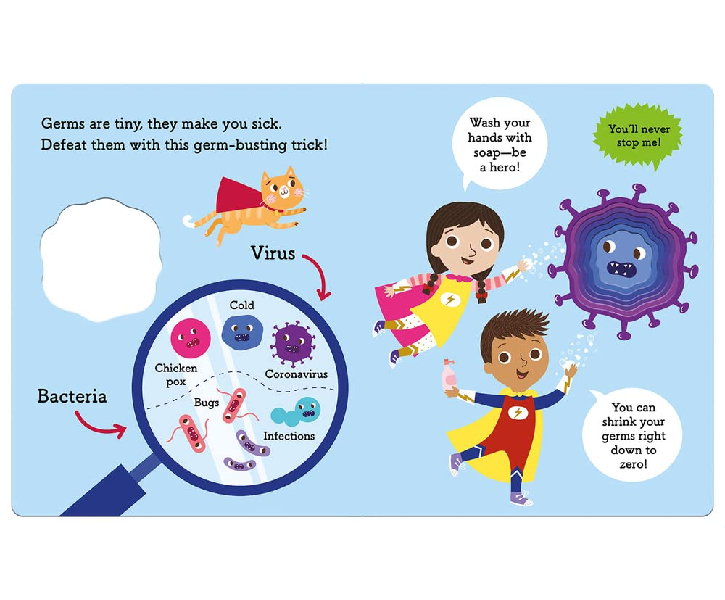 Superheroes Wash Their Hands! (Board Book) image 2