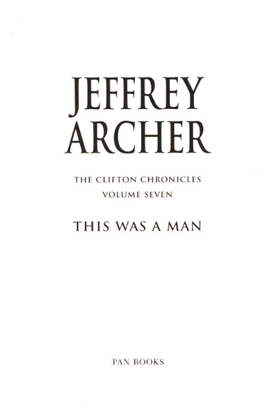 This Was a Man (The Clifton Chronicles, 7th) image 2