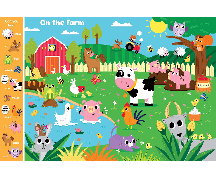 Search & Find: Animals Sound Book - With 10 Fun-to-Press Buttons (Board Book) image 4