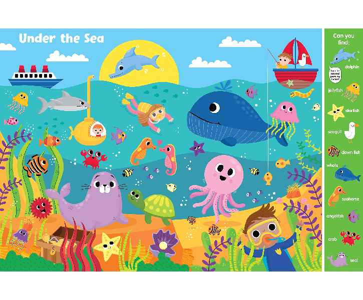 Search & Find: Animals Sound Book - With 10 Fun-to-Press Buttons (Board Book) image 3