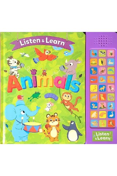 Listen & Learn: Animals (Board Book with Sound)