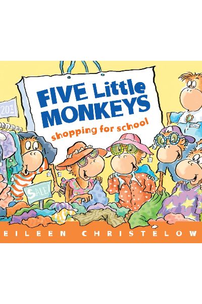 Five Little Monkeys: Shopping for School (Board Book)
