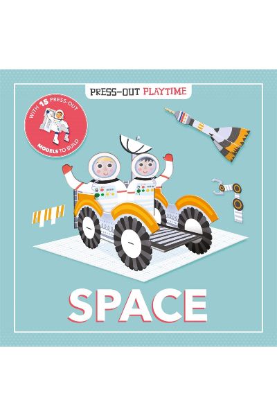 Press-Out Playtime: Space - Models to Build (Board book)