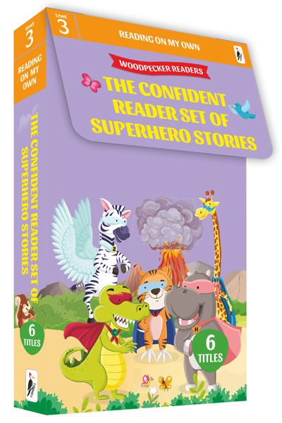 Woodpecker Readers Level 3: The Confident Reader Set Of Superhero Stories