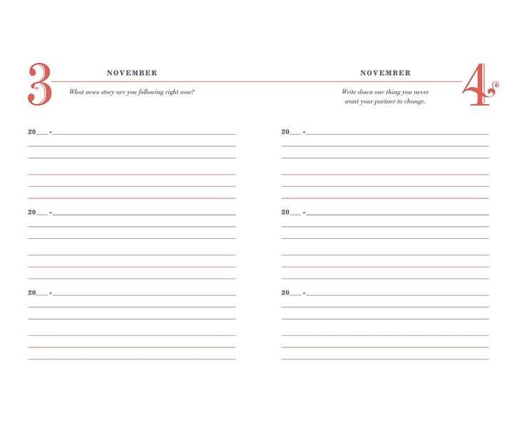 Our Q&A a Day: 3-Year Journal for 2 People image 3