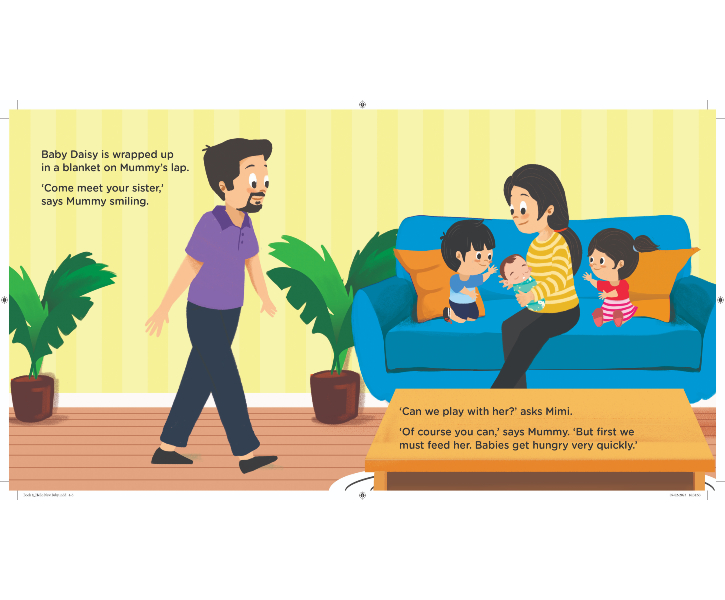 Woodpecker Toddler Series: Hello New Baby: A Mimi And Max Story (Board Book) image 2